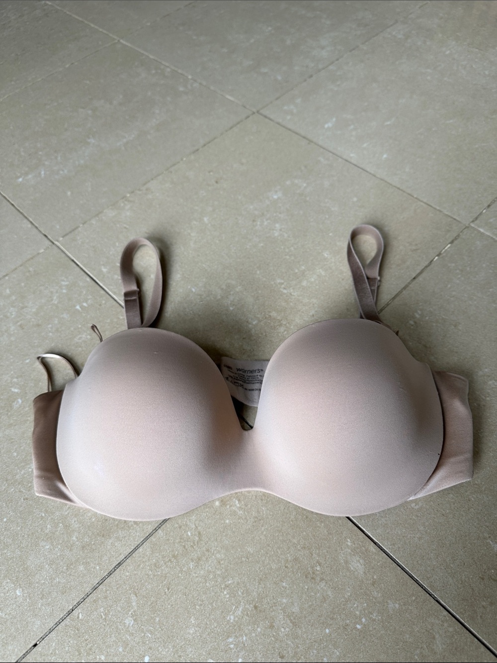 Warner’s Strapless Convertible Smooth Nude Bra - Light Beige
